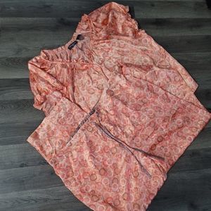 Satin 2pc Critcle print Pajamas